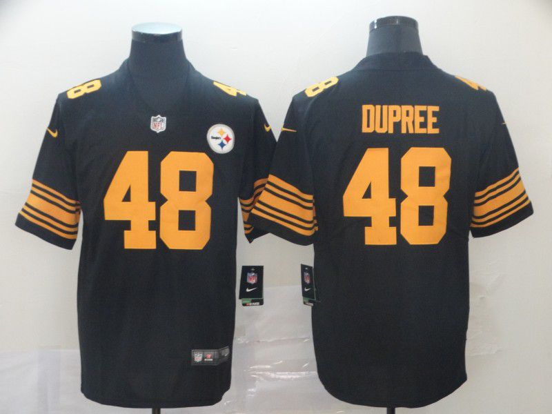 Men Pittsburgh Steelers #48 Dupree Black Nike Vapor Untouchable Limited Player NFL Jerseys1->youth nfl jersey->Youth Jersey
